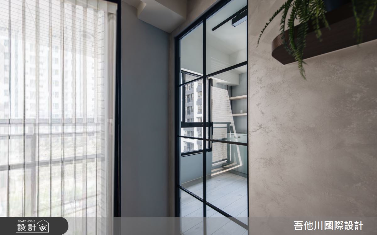 25坪新成屋(5年以下)＿混搭風客廳案例圖片＿吾他川室內設計＿吾他川_海洋之韻_新竹竹北之20