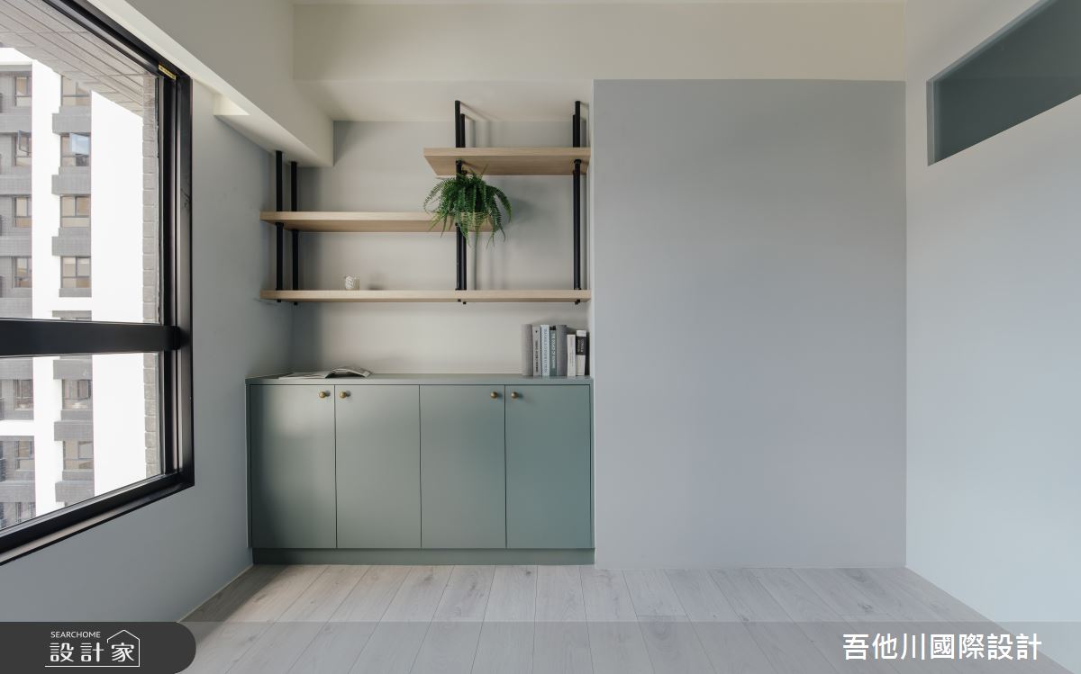 25坪新成屋(5年以下)＿混搭風客房多功能室案例圖片＿吾他川室內設計＿吾他川_海洋之韻_新竹竹北之22