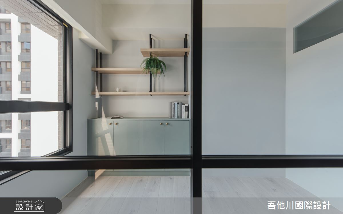 25坪新成屋(5年以下)＿混搭風客房多功能室案例圖片＿吾他川室內設計＿吾他川_海洋之韻_新竹竹北之23