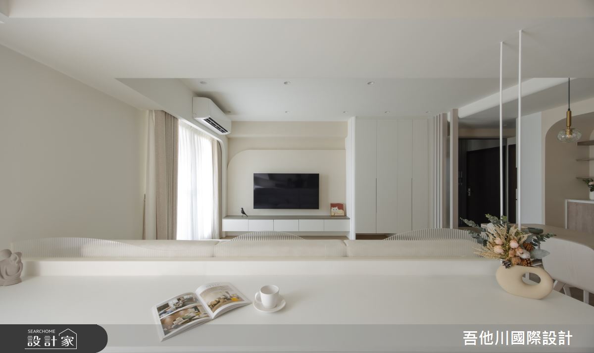 20坪新成屋(5年以下)＿混搭風客廳書房案例圖片＿吾他川室內設計＿吾他川_境.月煦_新竹之22