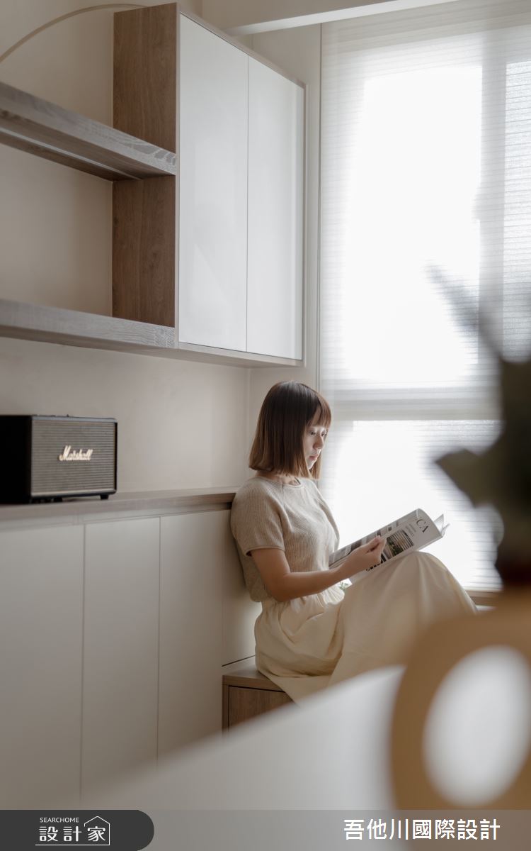 20坪新成屋(5年以下)＿混搭風書房案例圖片＿吾他川室內設計＿吾他川_境.月煦_新竹之31