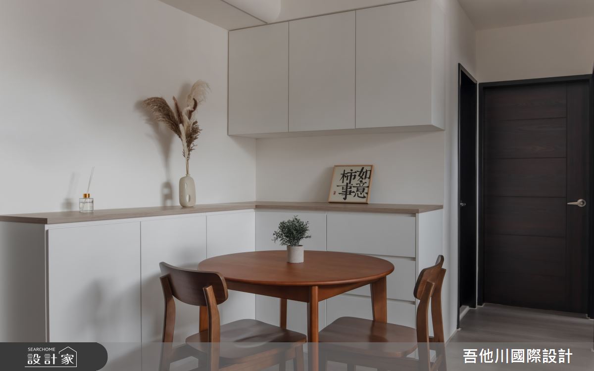11坪新成屋(5年以下)＿簡約風餐廳案例圖片＿吾他川室內設計＿吾他川_點綴,秋季意象_新竹竹北之8