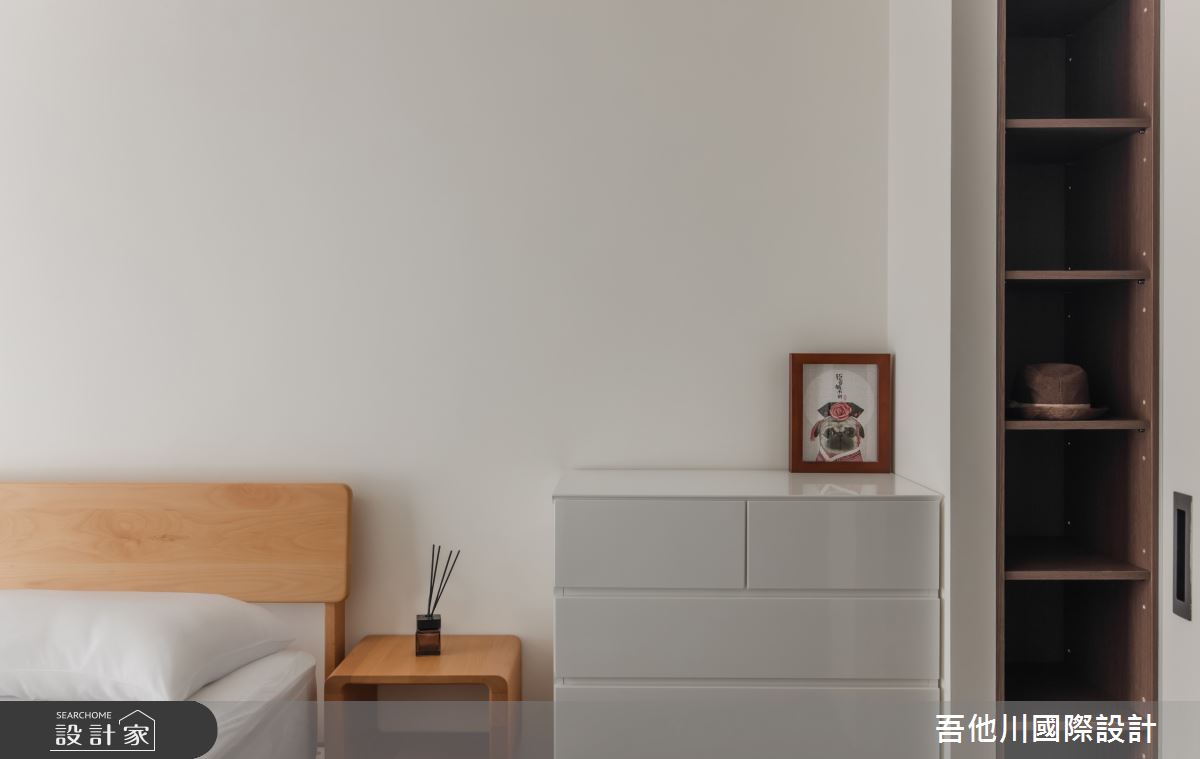 11坪新成屋(5年以下)＿簡約風臥室案例圖片＿吾他川室內設計＿吾他川_點綴,秋季意象_新竹竹北之22