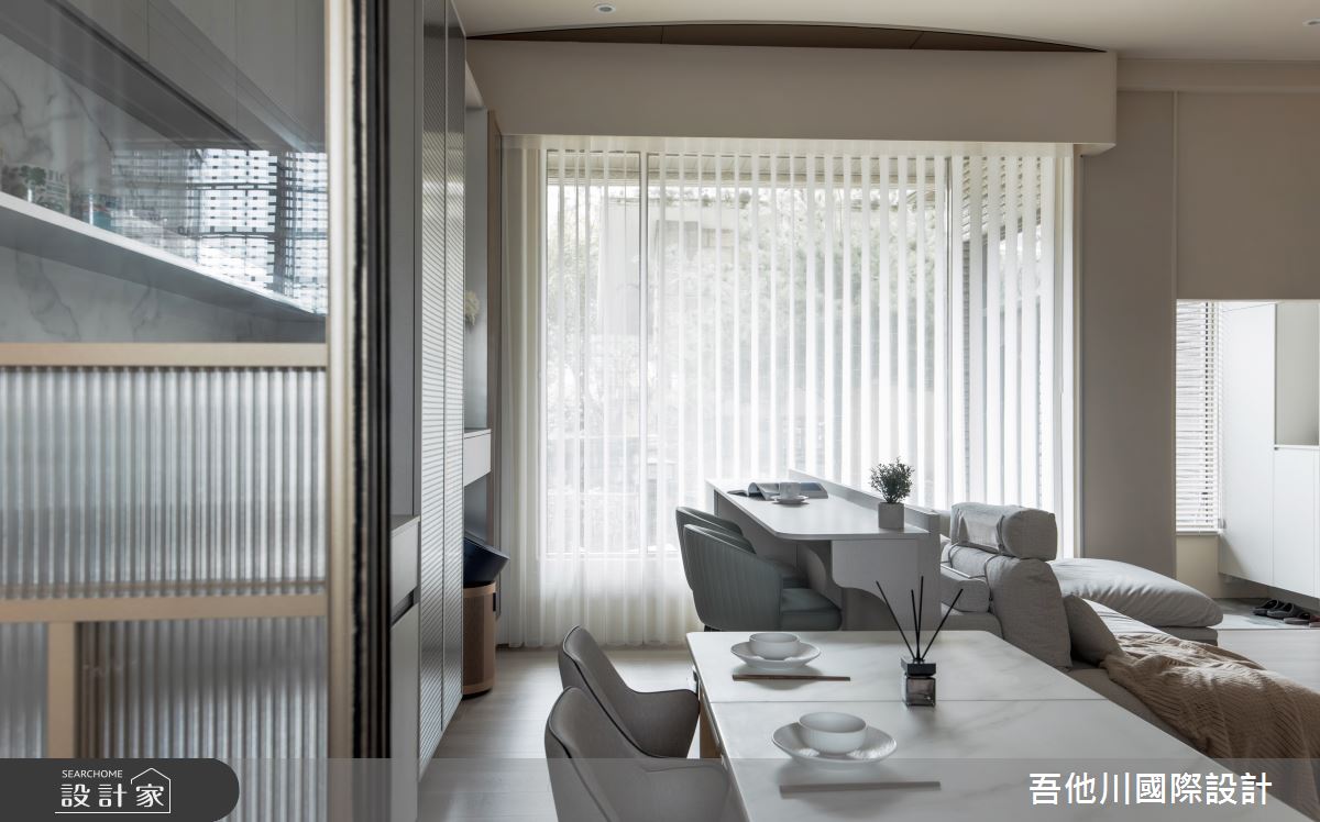 55坪老屋(16~30年)＿現代風餐廳書房案例圖片＿吾他川室內設計＿吾他川_凢凢時光_新竹之16