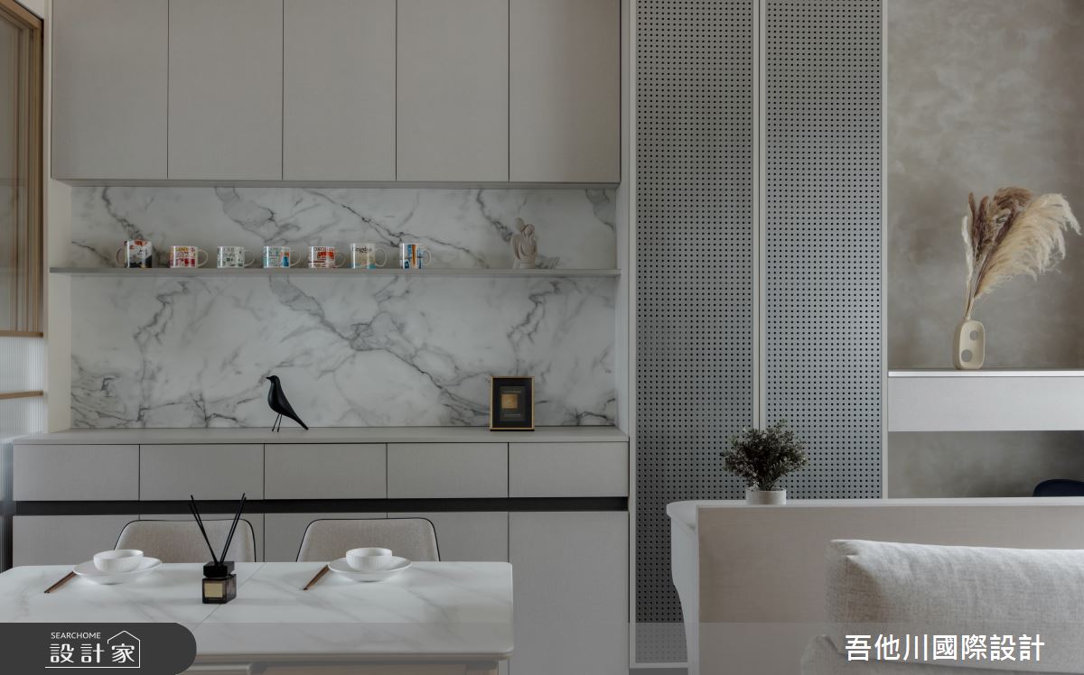 55坪老屋(16~30年)＿現代風客廳餐廳書房案例圖片＿吾他川室內設計＿吾他川_凢凢時光_新竹之13