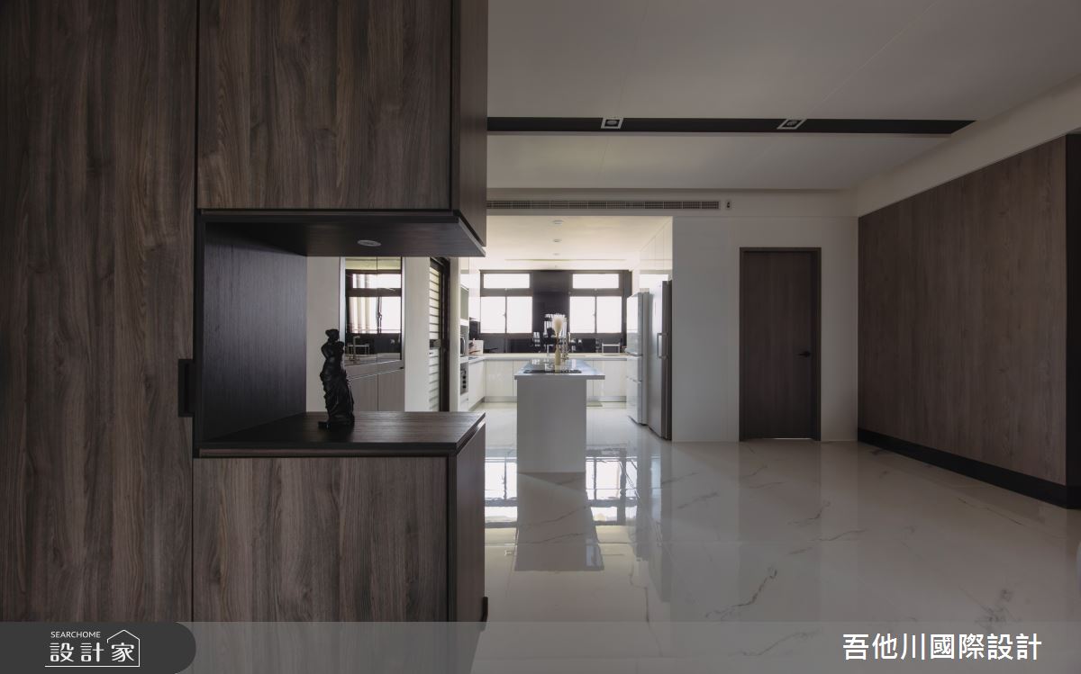 35坪中古屋(5~15年)＿現代風廚房中島案例圖片＿吾他川室內設計＿吾他川_滴墨_苗栗頭份之29