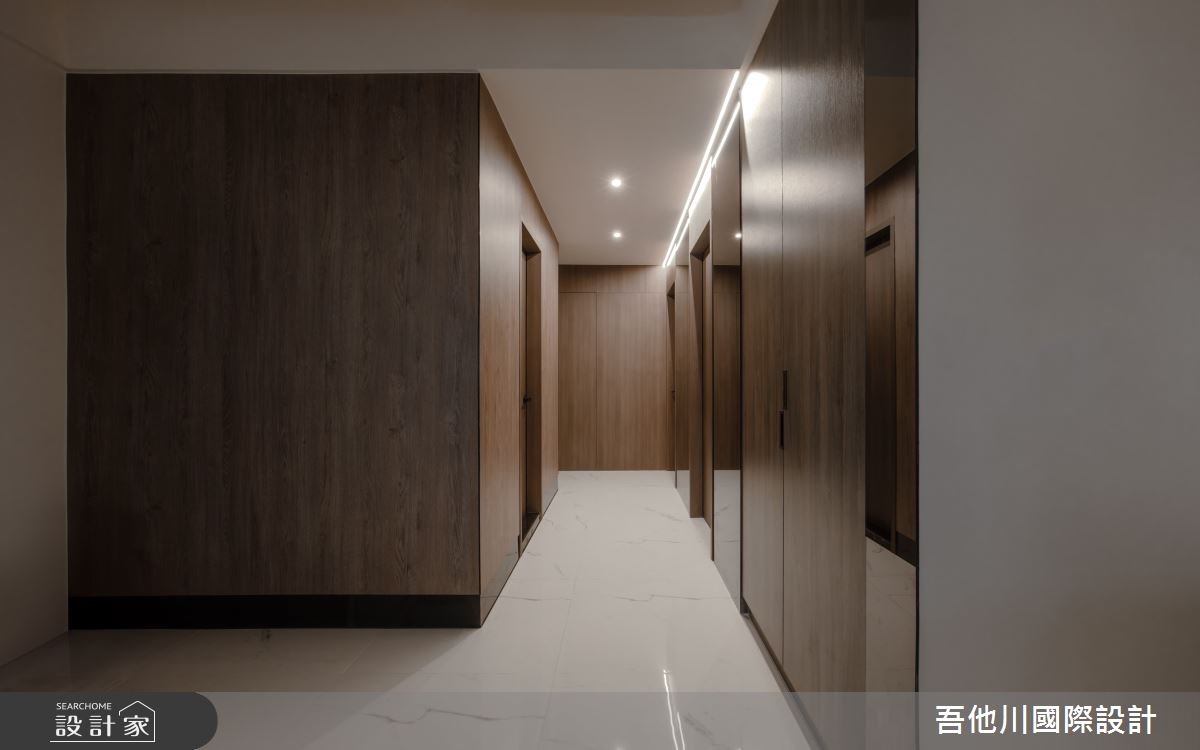 35坪中古屋(5~15年)＿現代風走廊案例圖片＿吾他川室內設計＿吾他川_滴墨_苗栗頭份之27
