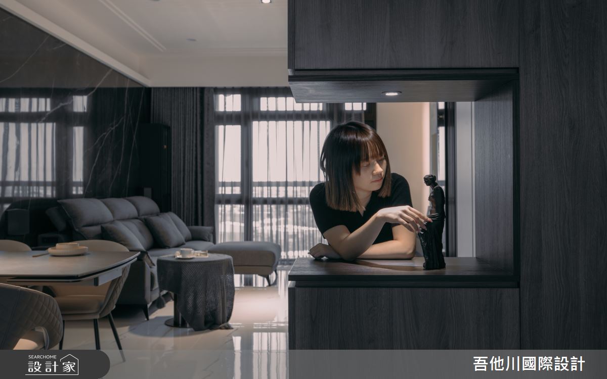 35坪中古屋(5~15年)＿現代風客廳餐廳案例圖片＿吾他川室內設計＿吾他川_滴墨_苗栗頭份之23