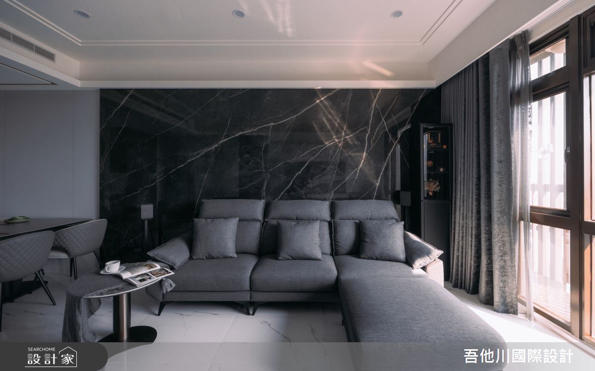 35坪中古屋(5~15年)＿現代風客廳案例圖片＿吾他川室內設計＿吾他川_滴墨_苗栗頭份之16
