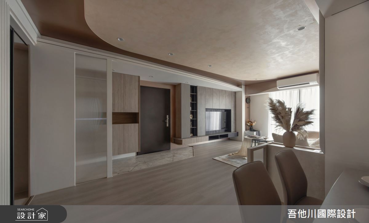 25坪新成屋(5年以下)＿現代風玄關客廳餐廳案例圖片＿吾他川室內設計＿吾他川_質變的過程-理想的空間穿搭_桃園之1