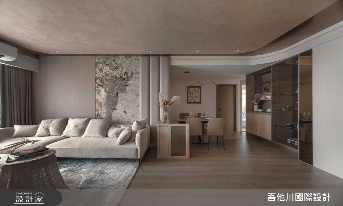 25坪新成屋(5年以下)＿現代風客廳餐廳案例圖片＿吾他川室內設計＿吾他川_質變的過程-理想的空間穿搭_桃園之12