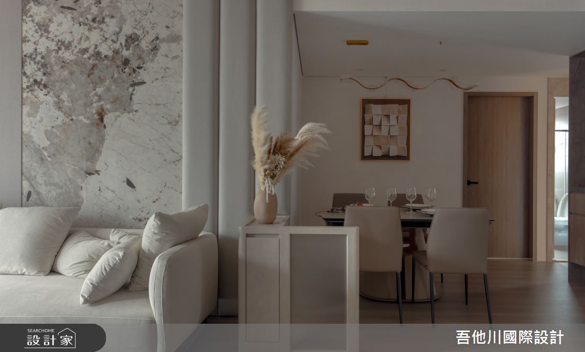 25坪新成屋(5年以下)＿現代風客廳餐廳案例圖片＿吾他川室內設計＿吾他川_質變的過程-理想的空間穿搭_桃園之18
