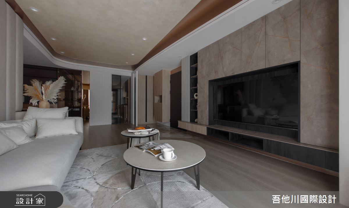 25坪新成屋(5年以下)＿現代風客廳案例圖片＿吾他川室內設計＿吾他川_質變的過程-理想的空間穿搭_桃園之6