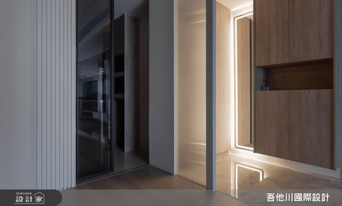 25坪新成屋(5年以下)＿現代風玄關案例圖片＿吾他川室內設計＿吾他川_質變的過程-理想的空間穿搭_桃園之26