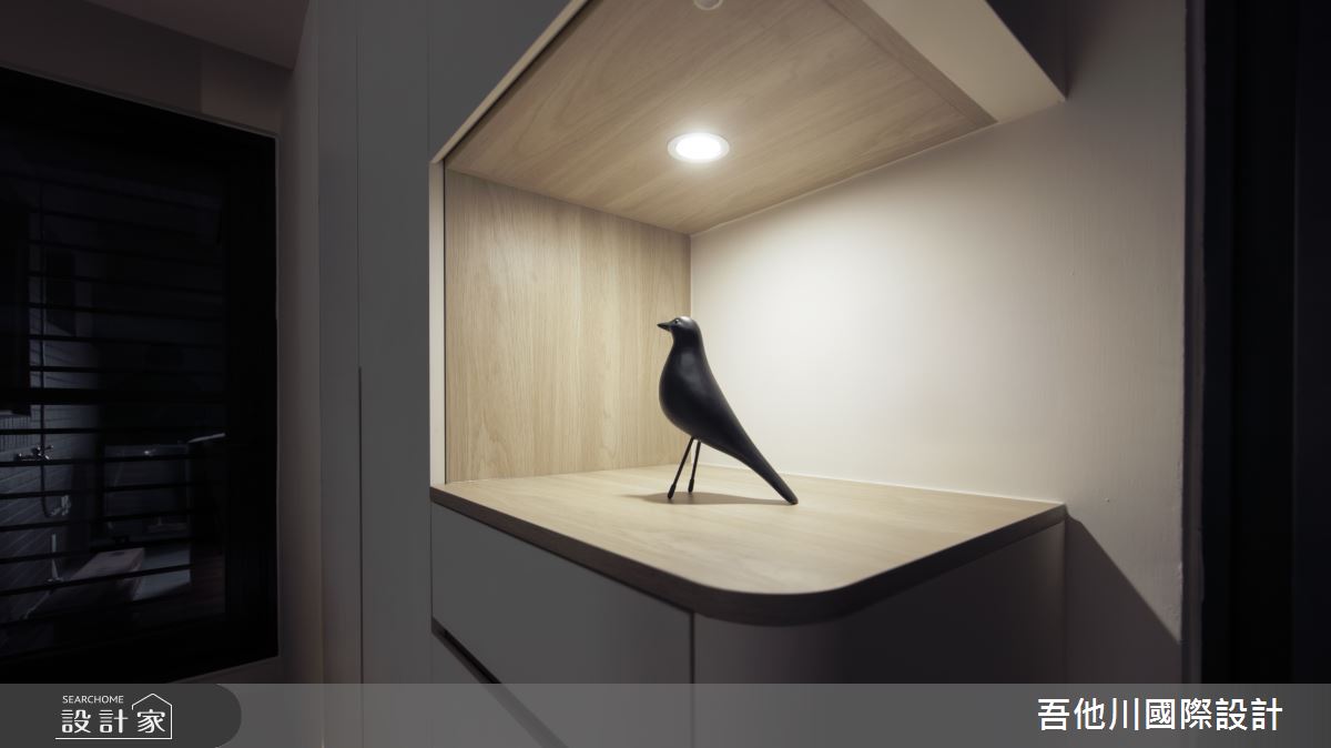 20坪新成屋(5年以下)＿北歐風玄關案例圖片＿吾他川室內設計＿吾他川_J House_新竹香山之2