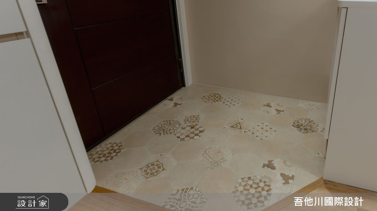 20坪新成屋(5年以下)＿北歐風玄關案例圖片＿吾他川室內設計＿吾他川_J House_新竹香山之4