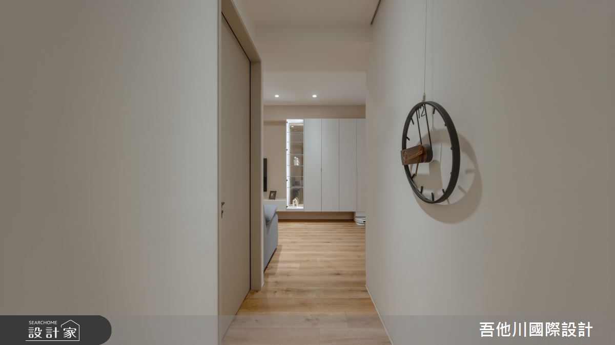 20坪新成屋(5年以下)＿北歐風走廊案例圖片＿吾他川室內設計＿吾他川_J House_新竹香山之24