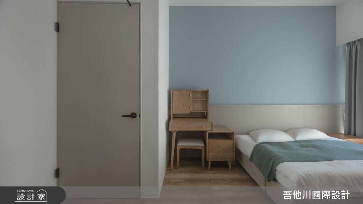 20坪新成屋(5年以下)＿北歐風臥室案例圖片＿吾他川室內設計＿吾他川_J House_新竹香山之28