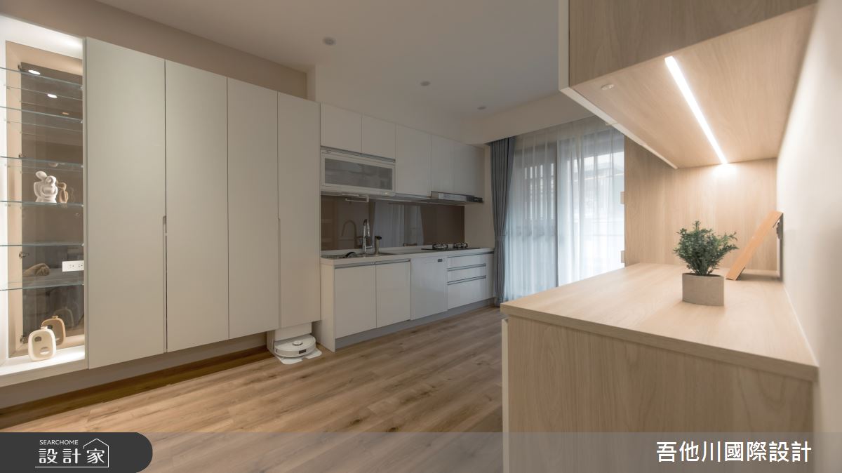 20坪新成屋(5年以下)＿北歐風廚房案例圖片＿吾他川室內設計＿吾他川_J House_新竹香山之19
