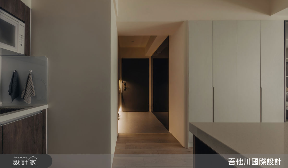 25坪新成屋(5年以下)＿混搭風玄關案例圖片＿吾他川室內設計＿吾他川_暮光雲居_新竹竹東之4