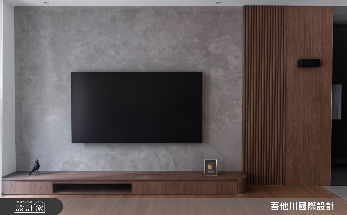 25坪新成屋(5年以下)＿現代風客廳案例圖片＿吾他川室內設計＿吾他川_夜木之境_新竹之22
