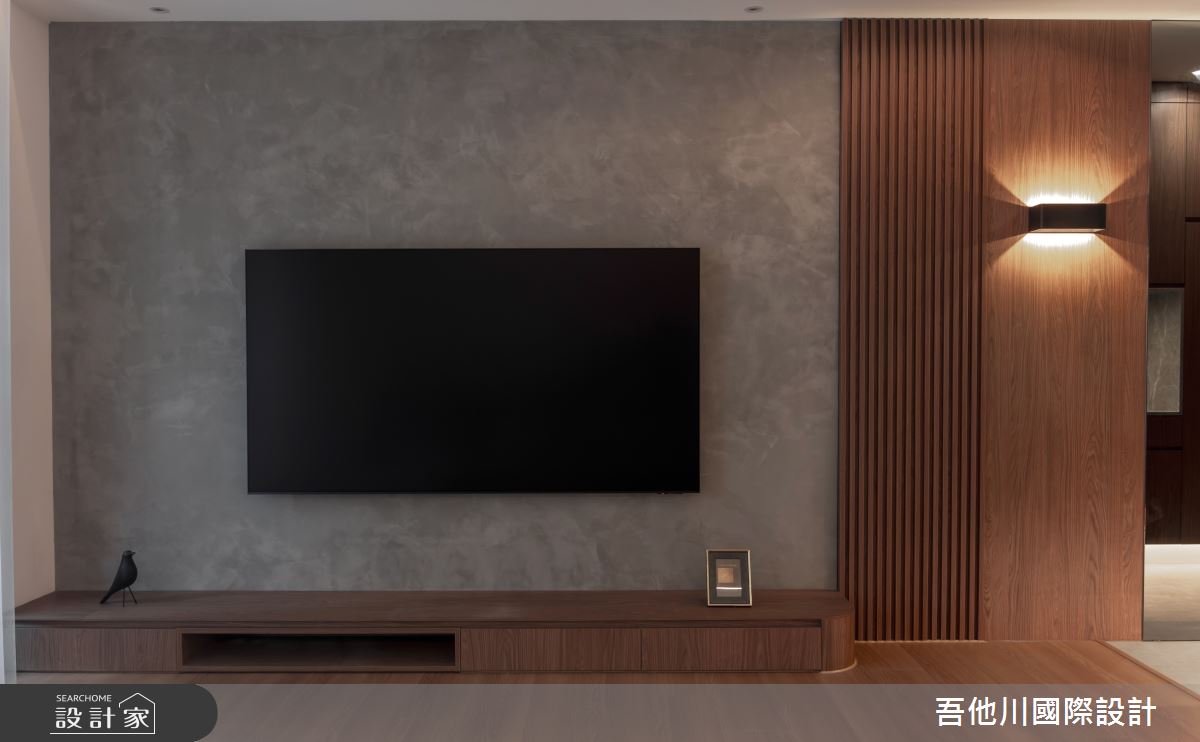 25坪新成屋(5年以下)＿現代風客廳案例圖片＿吾他川室內設計＿吾他川_夜木之境_新竹之24