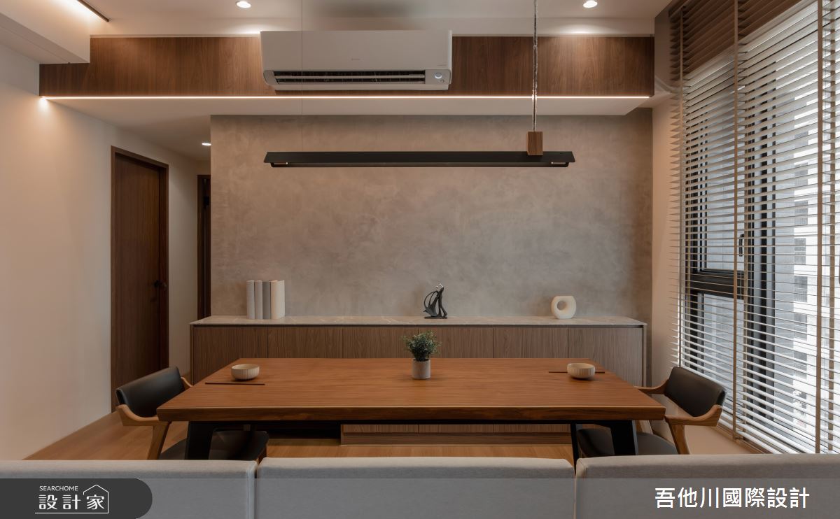 25坪新成屋(5年以下)＿現代風餐廳案例圖片＿吾他川室內設計＿吾他川_夜木之境_新竹之32