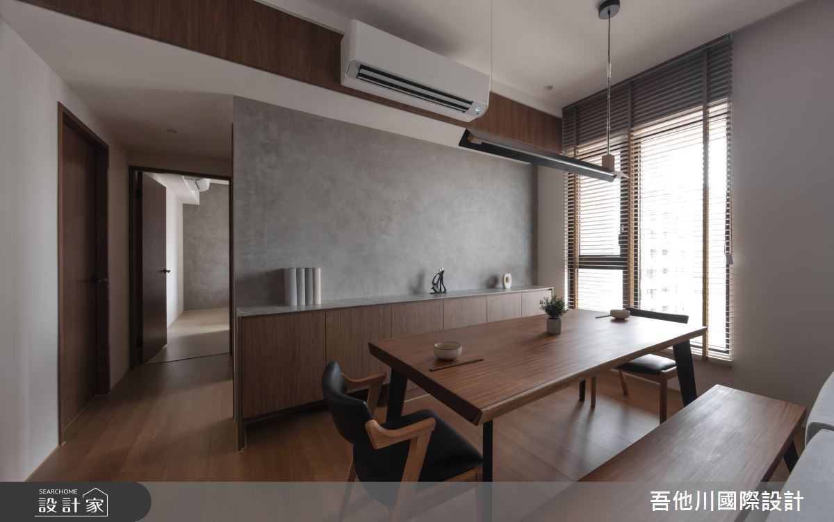 25坪新成屋(5年以下)＿現代風餐廳案例圖片＿吾他川室內設計＿吾他川_夜木之境_新竹之28