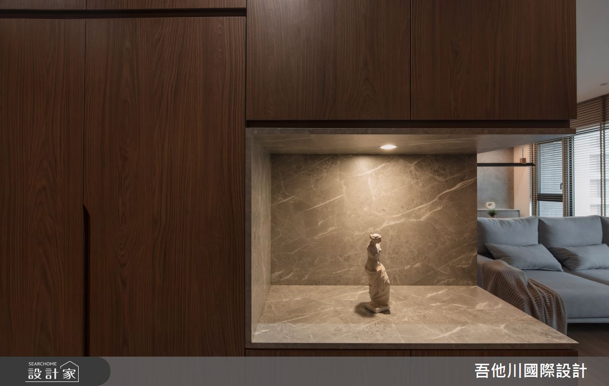 25坪新成屋(5年以下)＿現代風玄關案例圖片＿吾他川室內設計＿吾他川_夜木之境_新竹之5