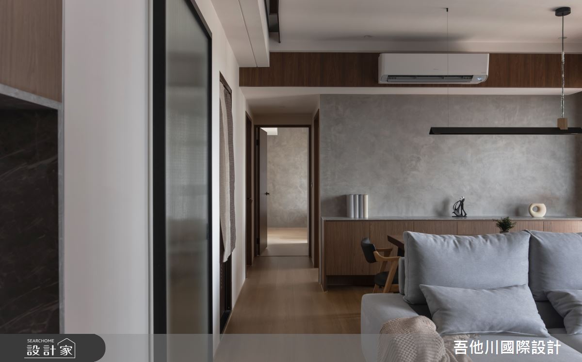 25坪新成屋(5年以下)＿現代風客廳案例圖片＿吾他川室內設計＿吾他川_夜木之境_新竹之14