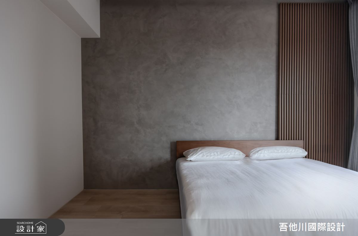 25坪新成屋(5年以下)＿現代風臥室案例圖片＿吾他川室內設計＿吾他川_夜木之境_新竹之35