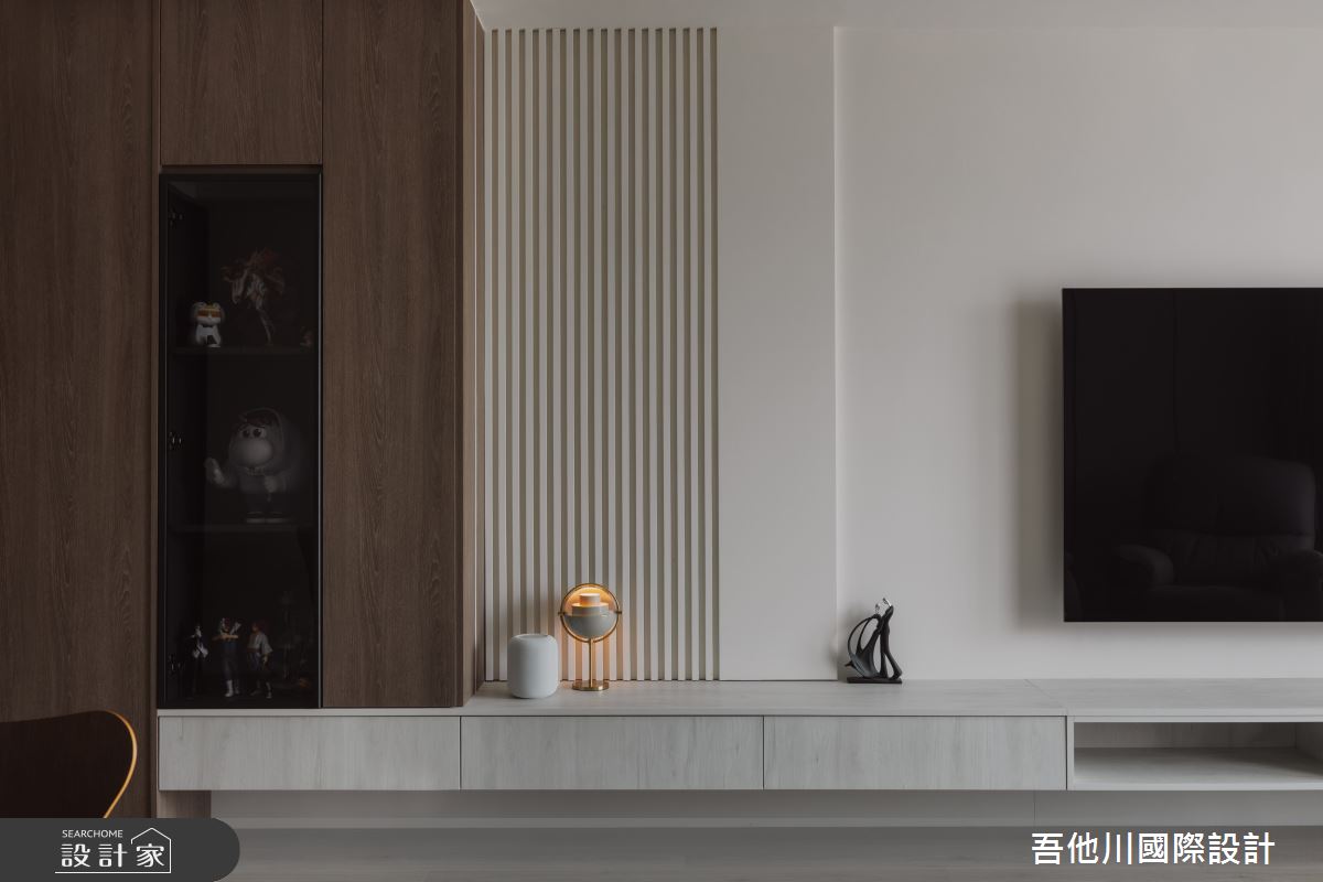 20坪新成屋(5年以下)＿北歐風客廳案例圖片＿吾他川室內設計＿吾他川_微塵境界_新竹竹北之10