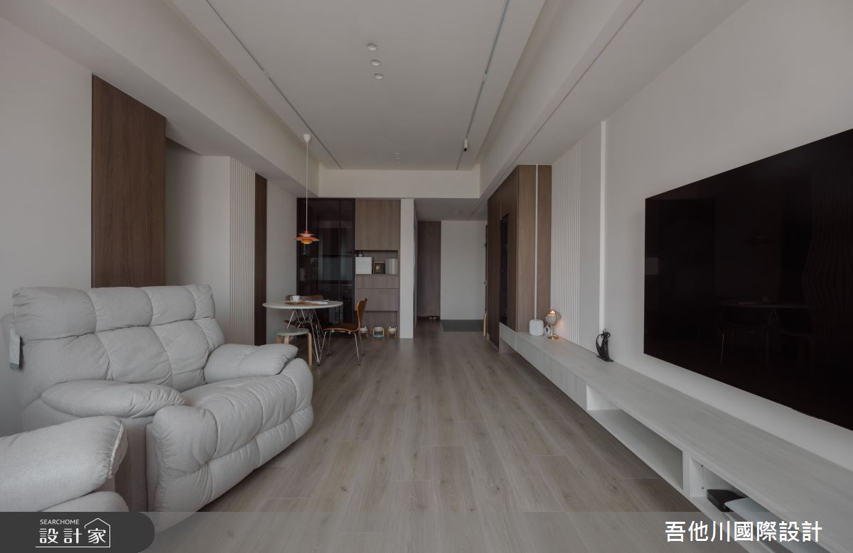 20坪新成屋(5年以下)＿北歐風客廳餐廳案例圖片＿吾他川室內設計＿吾他川_微塵境界_新竹竹北之18