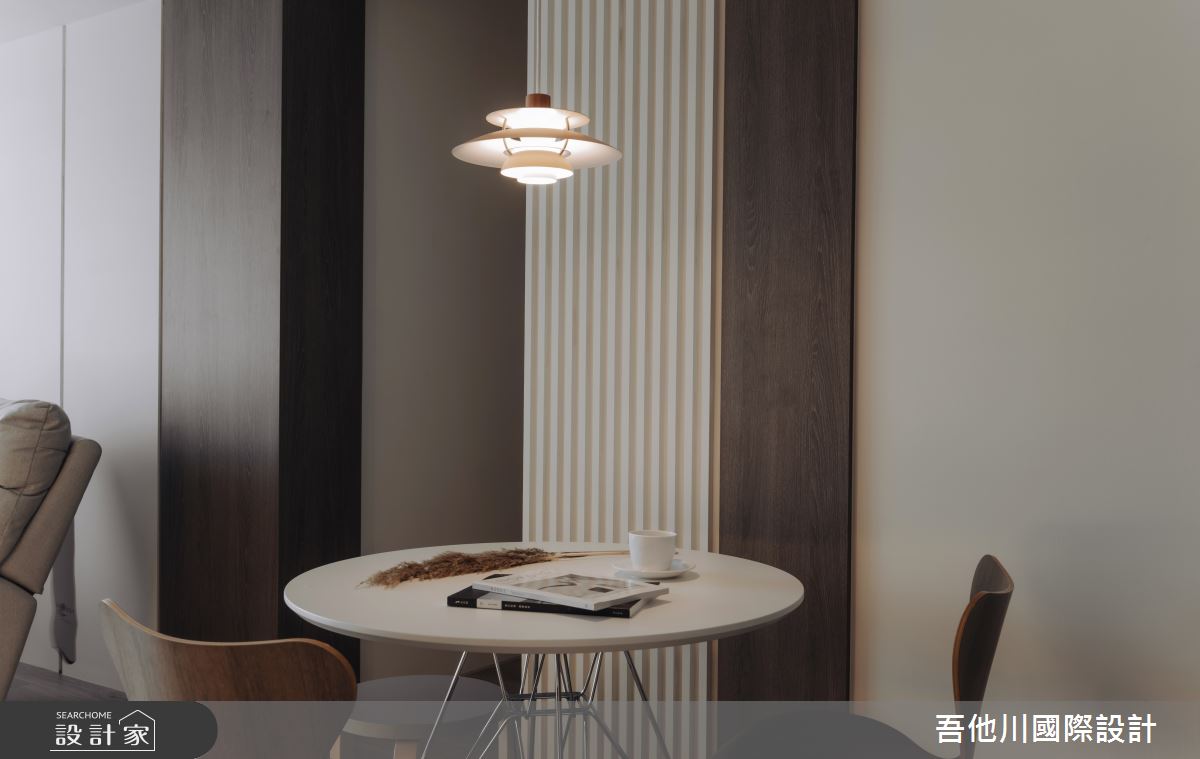 20坪新成屋(5年以下)＿北歐風餐廳案例圖片＿吾他川室內設計＿吾他川_微塵境界_新竹竹北之25