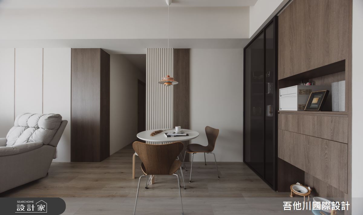 20坪新成屋(5年以下)＿北歐風餐廳案例圖片＿吾他川室內設計＿吾他川_微塵境界_新竹竹北之26