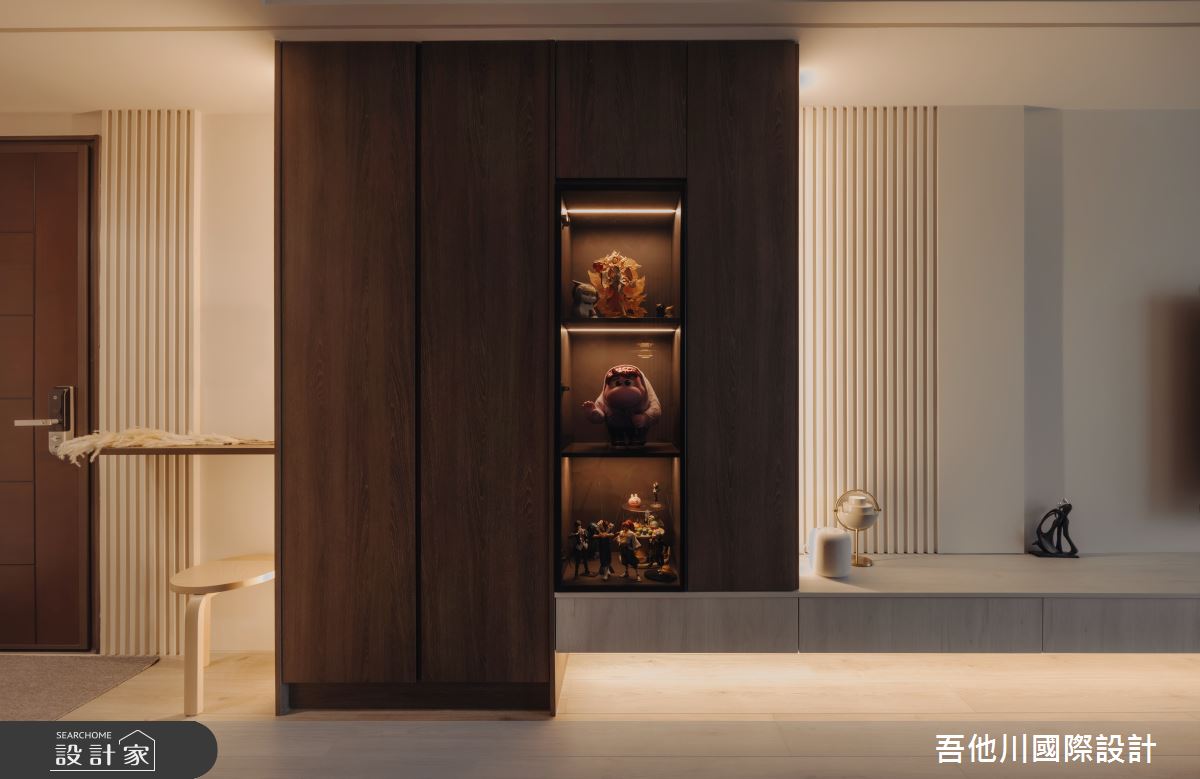 20坪新成屋(5年以下)＿北歐風玄關客廳案例圖片＿吾他川室內設計＿吾他川_微塵境界_新竹竹北之13