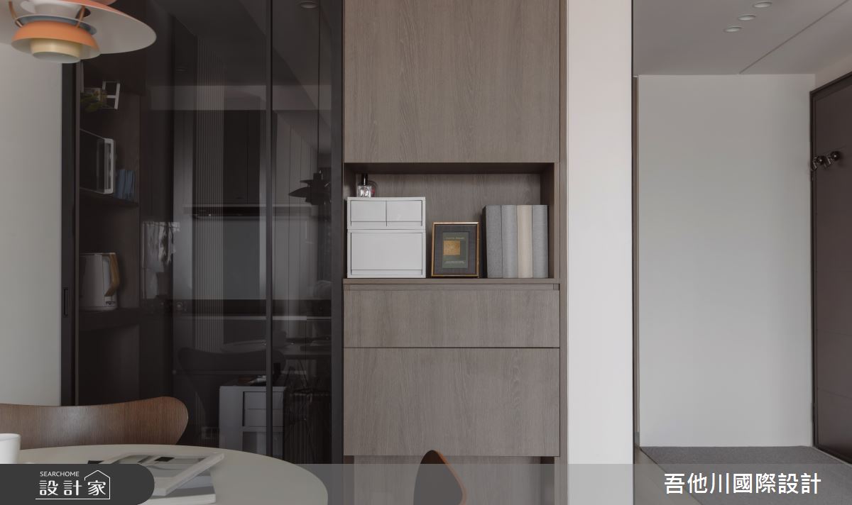 20坪新成屋(5年以下)＿北歐風玄關餐廳案例圖片＿吾他川室內設計＿吾他川_微塵境界_新竹竹北之23