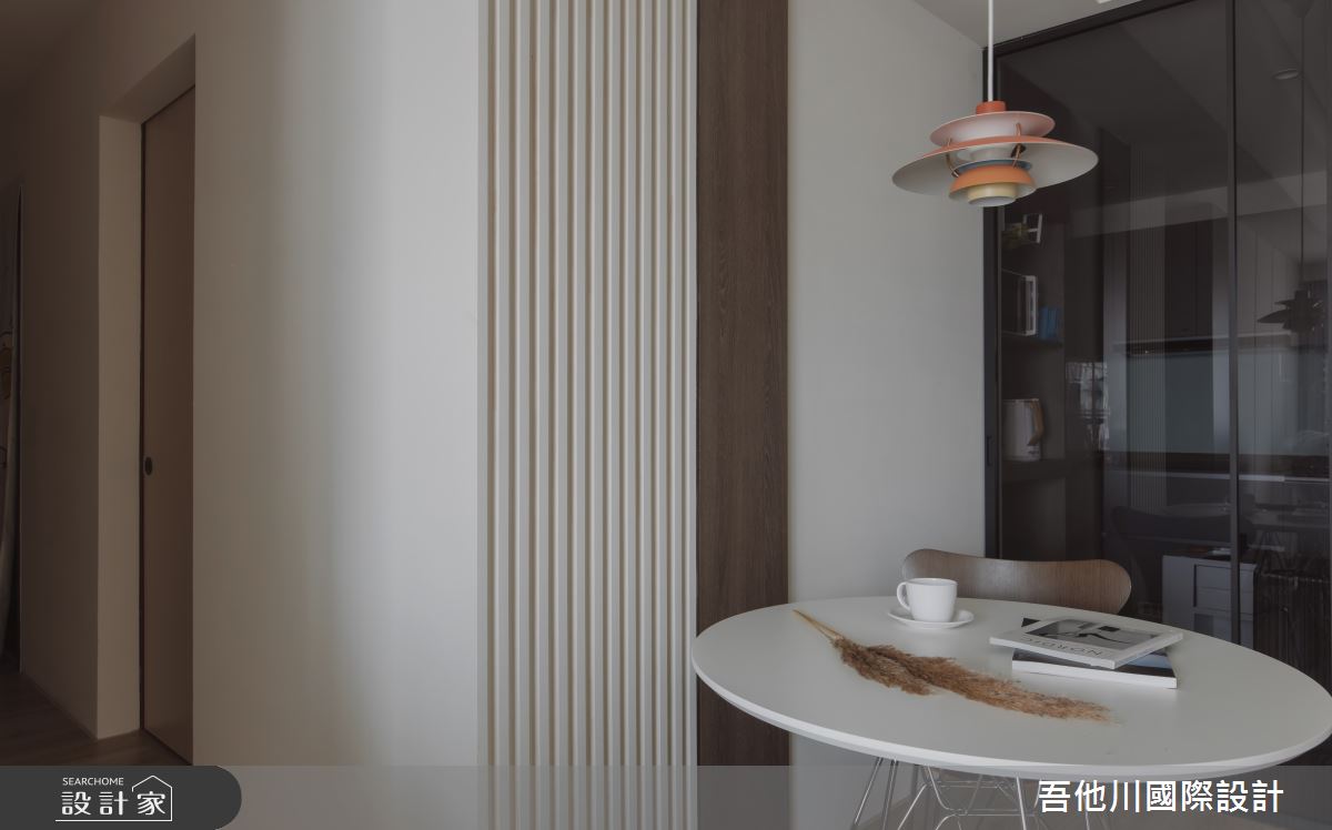 20坪新成屋(5年以下)＿北歐風餐廳案例圖片＿吾他川室內設計＿吾他川_微塵境界_新竹竹北之27