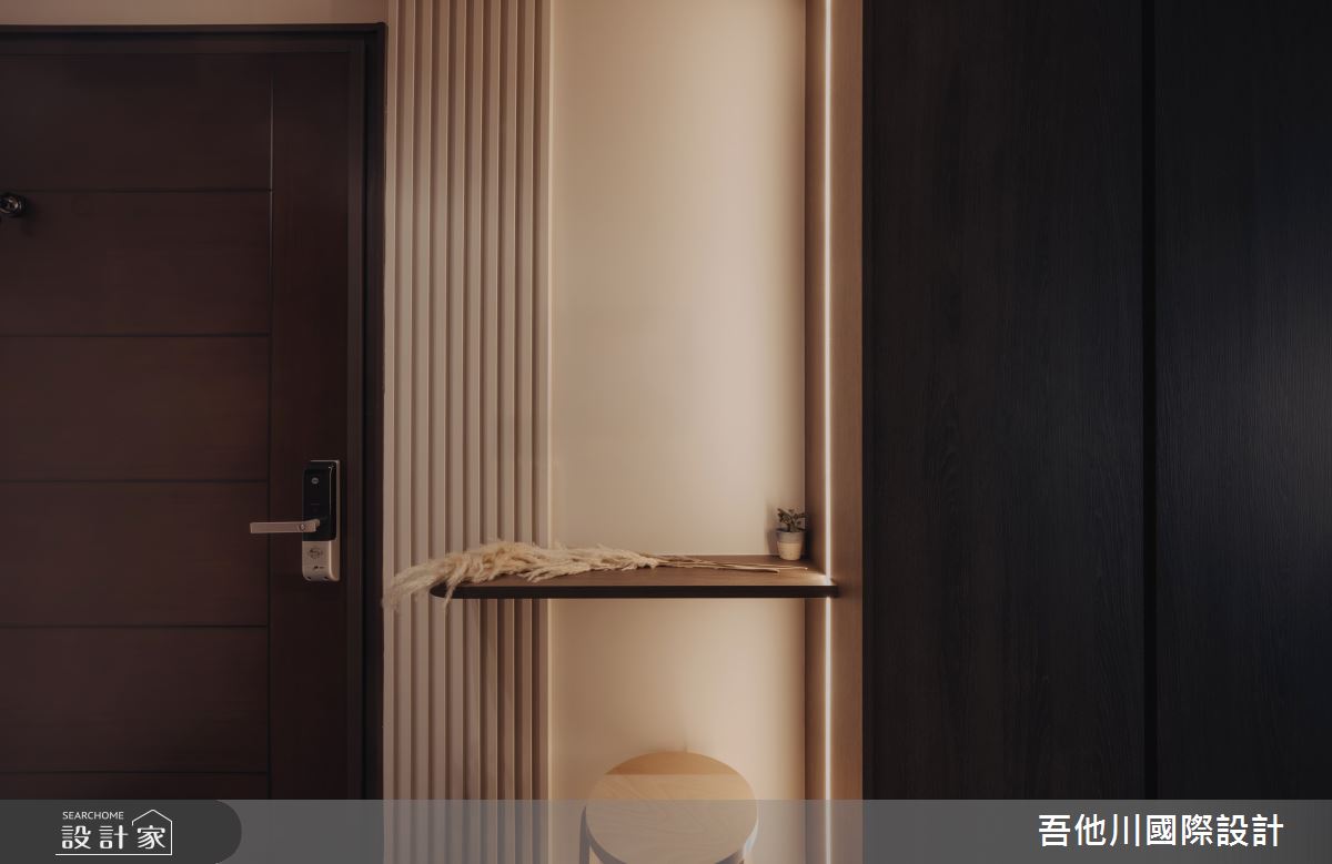 20坪新成屋(5年以下)＿北歐風玄關案例圖片＿吾他川室內設計＿吾他川_微塵境界_新竹竹北之4