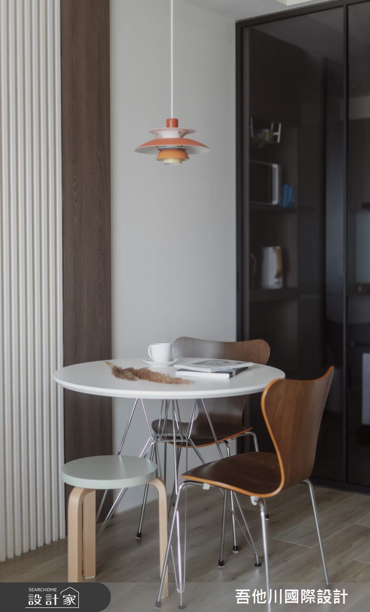 20坪新成屋(5年以下)＿北歐風餐廳案例圖片＿吾他川室內設計＿吾他川_微塵境界_新竹竹北之28