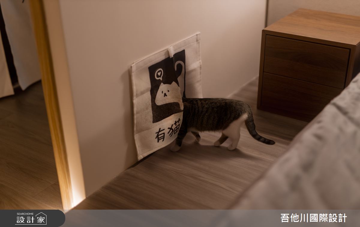 20坪新成屋(5年以下)＿北歐風寵物案例圖片＿吾他川室內設計＿吾他川_微塵境界_新竹竹北之37