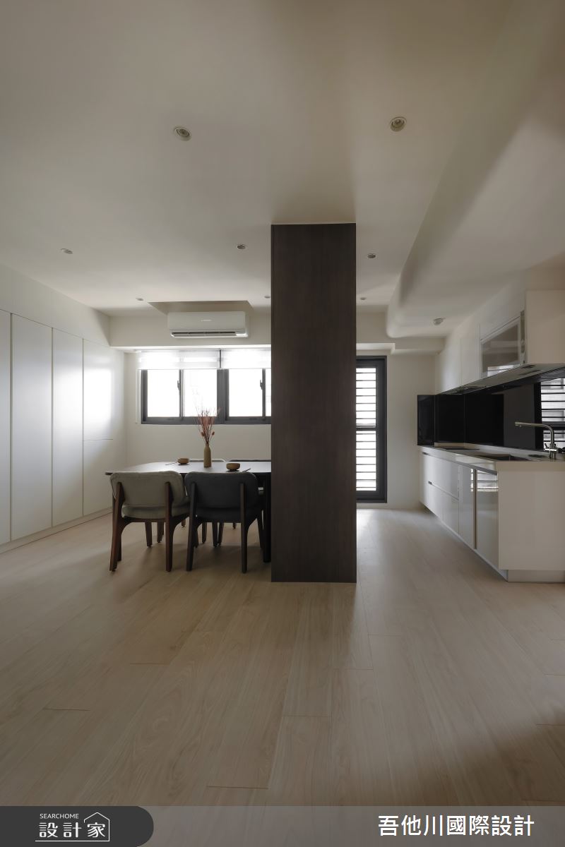30坪新成屋(5年以下)＿現代風餐廳廚房案例圖片＿吾他川室內設計＿吾他川_暮色半宅_苗栗竹南之4