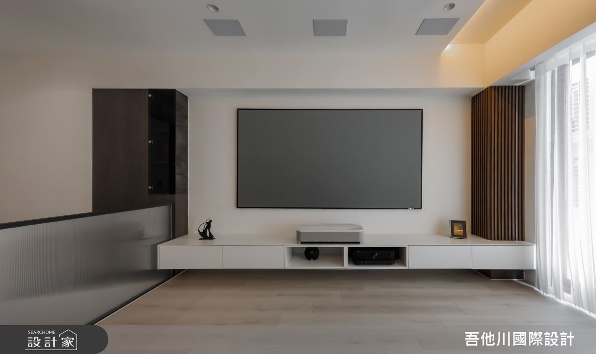 30坪新成屋(5年以下)＿現代風客廳案例圖片＿吾他川室內設計＿吾他川_暮色半宅_苗栗竹南之16