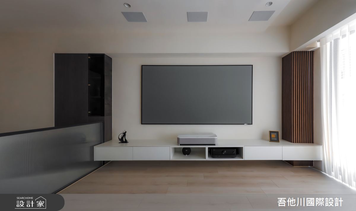 30坪新成屋(5年以下)＿現代風客廳案例圖片＿吾他川室內設計＿吾他川_暮色半宅_苗栗竹南之17