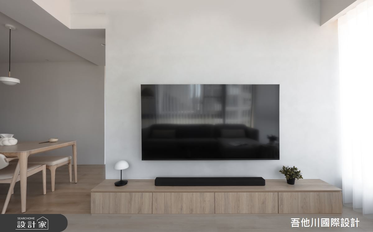 20坪新成屋(5年以下)＿混搭風客廳案例圖片＿吾他川室內設計＿吾他川_白森一居_新竹之7