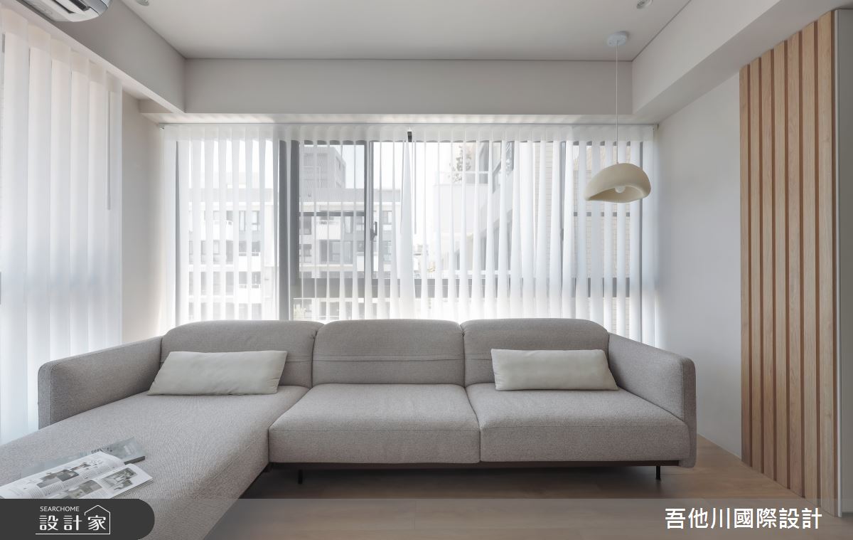 20坪新成屋(5年以下)＿混搭風客廳案例圖片＿吾他川室內設計＿吾他川_白森一居_新竹之8