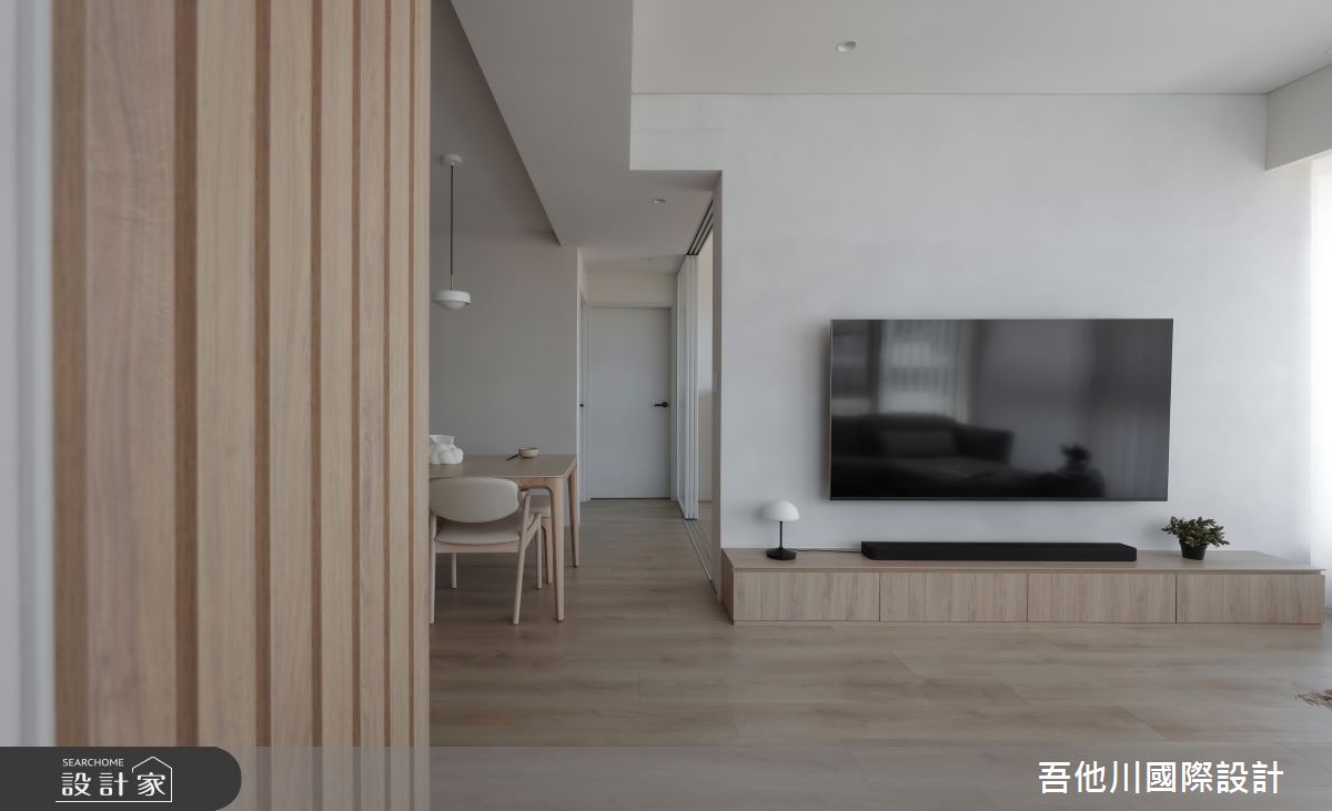 20坪新成屋(5年以下)＿混搭風客廳案例圖片＿吾他川室內設計＿吾他川_白森一居_新竹之9