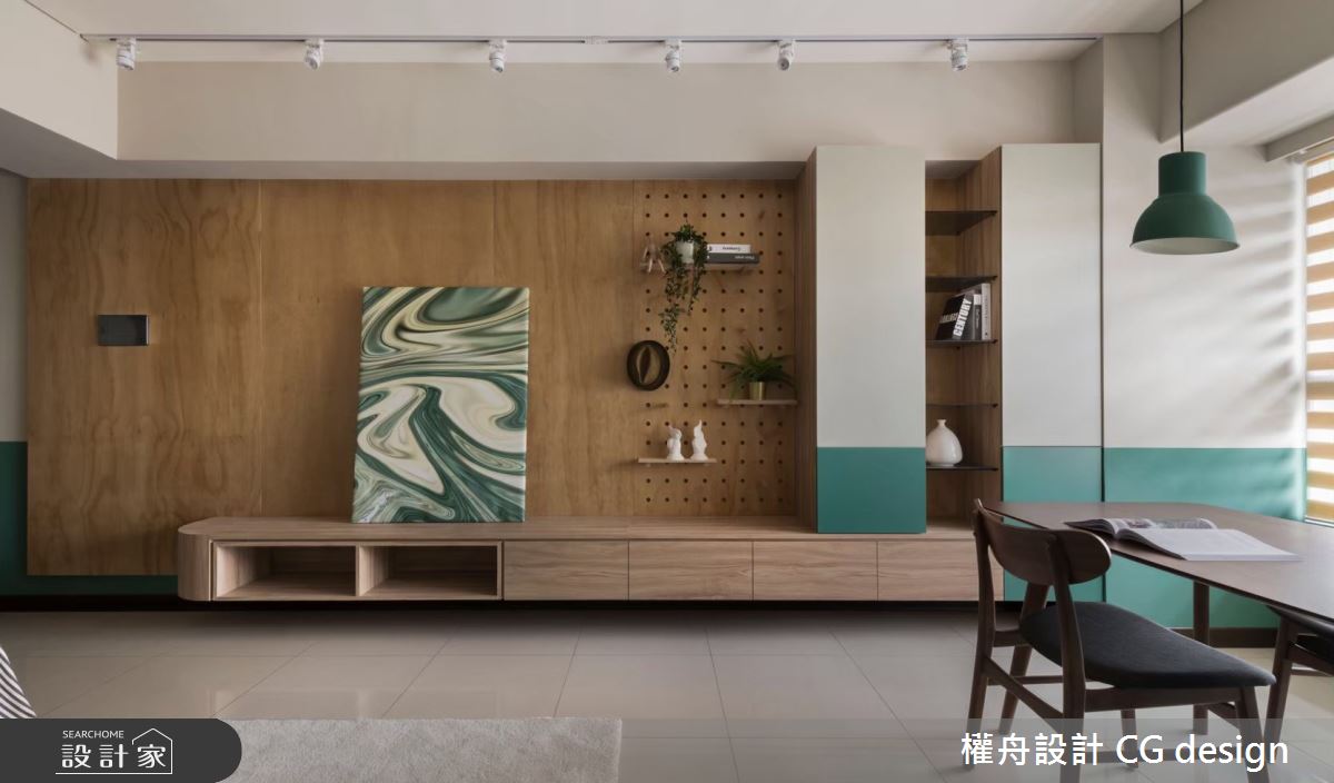 17坪新成屋(5年以下)＿混搭風客廳餐廳案例圖片＿權舟室內設計有限公司＿權舟_綠境-板橋.混搭宅之3