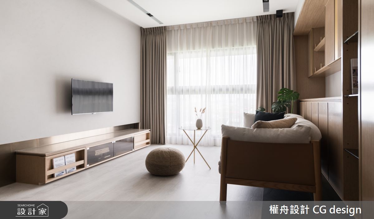 20坪新成屋(5年以下)＿混搭風客廳案例圖片＿權舟室內設計有限公司＿權舟_W宅-新北.混搭宅之4