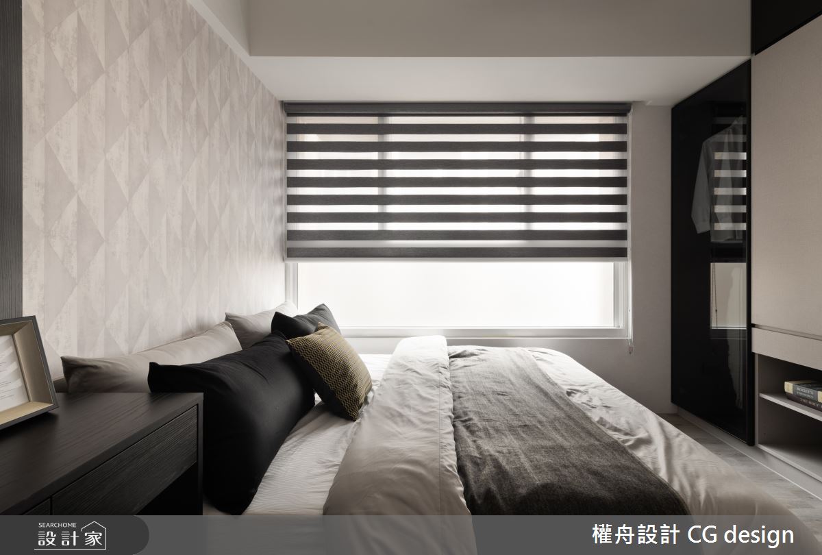 16坪新成屋(5年以下)＿混搭風臥室案例圖片＿權舟室內設計有限公司＿權舟_石墨-五股.混搭宅之12